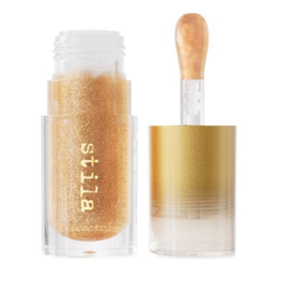 Stila Heavens Dew Lip Oil Shimmering Gold LipGloss in Stardust BNIB - Picture 12 of 14